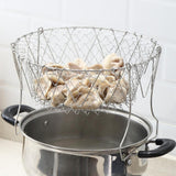 Maxbell Deep Fry Basket Multifunctional Practical Kitchen Utensil for Dining Kitchen