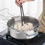 Maxbell Deep Fry Basket Multifunctional Practical Kitchen Utensil for Dining Kitchen