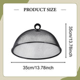 Maxbell Mesh Screen Food Cover Round Plate Serving Cover for Plates Picnics Outdoor S