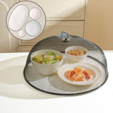 Maxbell Mesh Screen Food Cover Round Plate Serving Cover for Plates Picnics Outdoor L