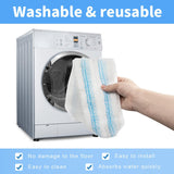 Maxbell Mop Head Replacement Reusable Floor Scrubber Pads for Refills Floor Cleaning