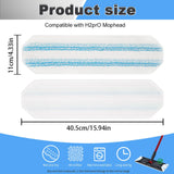 Maxbell Mop Head Replacement Reusable Floor Scrubber Pads for Refills Floor Cleaning