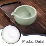 Maxbell Ceramic Matcha Bowl 470ml Tea Making Tool for Whisking Matcha Family Friends Green