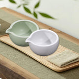 Maxbell Ceramic Matcha Bowl 470ml Tea Making Tool for Whisking Matcha Family Friends Green