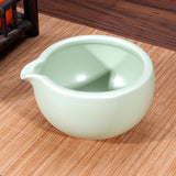 Maxbell Ceramic Matcha Bowl 470ml Tea Making Tool for Whisking Matcha Family Friends Green