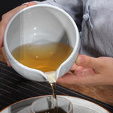 Maxbell Ceramic Matcha Bowl 470ml Tea Making Tool for Whisking Matcha Family Friends White