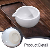 Maxbell Ceramic Matcha Bowl 470ml Tea Making Tool for Whisking Matcha Family Friends White