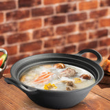Maxbell Stockpot Multifunction Nonstick Pan Stew Pot for Outdoor Home Use Restaurant