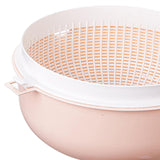 Maxbell Vegetable Washing Drainage Basket Filter Use Fruit Cleaning Basin for Potato Pink