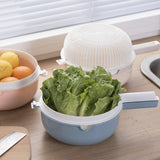 Maxbell Vegetable Washing Drainage Basket Filter Use Fruit Cleaning Basin for Potato Pink
