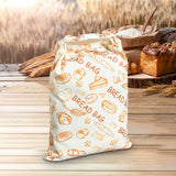Maxbell Bread Bag for Freezer with Liner with Quick Release Buckle Large Bread Pouch