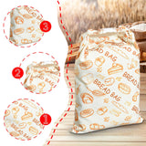 Maxbell Bread Bag for Freezer with Liner with Quick Release Buckle Large Bread Pouch