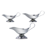 Maxbell Sauce Boat Container Gravy Serving Dish Syrup Jar for Cooking Kitchen Picnic 14cmx5.3cm