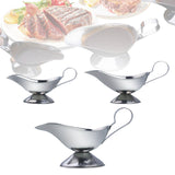 Maxbell Sauce Boat Container Gravy Serving Dish Syrup Jar for Cooking Kitchen Picnic 14cmx5.3cm