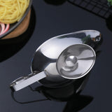 Maxbell Sauce Boat Container Gravy Serving Dish Syrup Jar for Cooking Kitchen Picnic 14cmx5.3cm