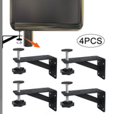 Maxbell 4 Pieces Undermount Sink Support Bracket Washbasin Easily Install Adjustable