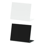 Maxbell 20 Pieces Acrylic Mini Chalkboard Signs Tabletop for Parties Buffet Birthday White