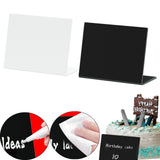 Maxbell 20 Pieces Acrylic Mini Chalkboard Signs Tabletop for Parties Buffet Birthday White