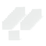 Maxbell 20 Pieces Acrylic Mini Chalkboard Signs Tabletop for Parties Buffet Birthday White