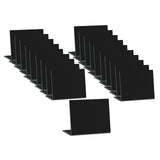 Maxbell 20 Pieces Acrylic Mini Chalkboard Signs Tabletop for Parties Buffet Birthday Black