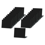 Maxbell 20 Pieces Acrylic Mini Chalkboard Signs Tabletop for Parties Buffet Birthday Black