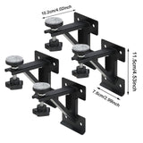 Maxbell 4 Pieces Undermount Sink Brackets for Narrow Cabinet Modern Installation Kit
