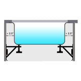 Maxbell 4 Pieces Undermount Sink Brackets for Narrow Cabinet Modern Installation Kit