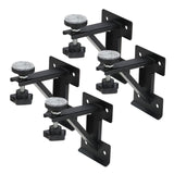 Maxbell 4 Pieces Undermount Sink Brackets for Narrow Cabinet Modern Installation Kit