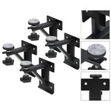 Maxbell 4 Pieces Undermount Sink Brackets for Narrow Cabinet Modern Installation Kit