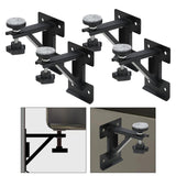 Maxbell 4 Pieces Undermount Sink Brackets for Narrow Cabinet Modern Installation Kit