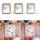 Maxbell Ice Cream Maker DIY Portable Household Fun Families Activities Ice Cream Pan Pink