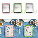 Maxbell Ice Cream Maker DIY Portable Household Fun Families Activities Ice Cream Pan Pink