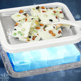 Maxbell Ice Cream Maker DIY Portable Household Fun Families Activities Ice Cream Pan Pink