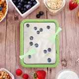Maxbell Ice Cream Maker DIY Portable Household Fun Families Activities Ice Cream Pan Green