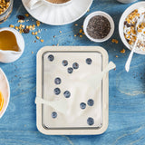 Maxbell Ice Cream Maker DIY Portable Household Fun Families Activities Ice Cream Pan White