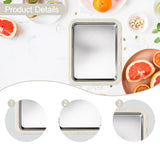 Maxbell Ice Cream Maker DIY Portable Household Fun Families Activities Ice Cream Pan White