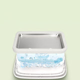 Maxbell Ice Cream Maker DIY Portable Household Fun Families Activities Ice Cream Pan White