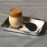 Maxbell Rice Roll Steaming Dish Sturdy Rice Noodle Steaming Tray for Restaurant Home L