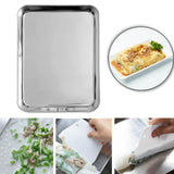 Maxbell Rice Roll Steaming Dish Sturdy Rice Noodle Steaming Tray for Restaurant Home L