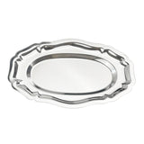 Maxbell Dinner Plate Versatile Modern Jewelry Plate Oval Tray for Wedding Cafe Fruit 21.5cmx14cm