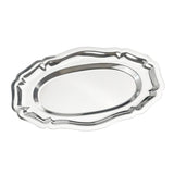 Maxbell Dinner Plate Versatile Modern Jewelry Plate Oval Tray for Wedding Cafe Fruit 21.5cmx14cm