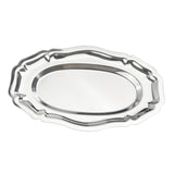 Maxbell Dinner Plate Versatile Modern Jewelry Plate Oval Tray for Wedding Cafe Fruit 21.5cmx14cm