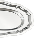 Maxbell Dinner Plate Versatile Modern Jewelry Plate Oval Tray for Wedding Cafe Fruit 40cmx26cm