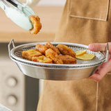 Maxbell Fried Food Container with Food Tray Stainless Steel BBQ Tray Oil Filter Tray