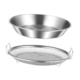 Maxbell Fried Food Container with Food Tray Stainless Steel BBQ Tray Oil Filter Tray