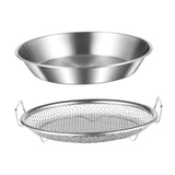 Maxbell Fried Food Container with Food Tray Stainless Steel BBQ Tray Oil Filter Tray