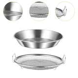 Maxbell Fried Food Container with Food Tray Stainless Steel BBQ Tray Oil Filter Tray
