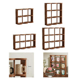 Maxbell Coffee Mug Holder Beverage Cup Display Rack for Countertop Living Room Table 43x12.5x33.5cm
