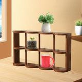 Maxbell Coffee Mug Holder Beverage Cup Display Rack for Countertop Living Room Table 58x12.5x33.5cm