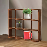 Maxbell Coffee Mug Holder Beverage Cup Display Rack for Countertop Living Room Table 58x12.5x50cm